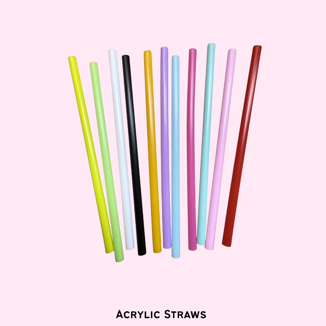 Acrylic Colored Straw